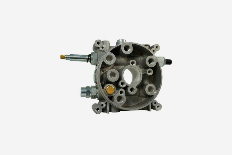Pumpenblock in grau