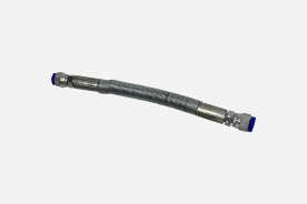 Kurzer Hydraulikschlauch mit Federmantel
